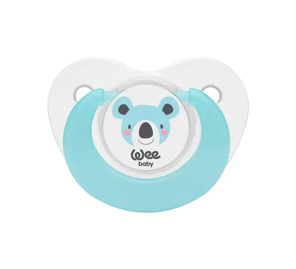 Set suzete din silicon cu forma ortodontica nr.2, 2 bucati, Wee Baby