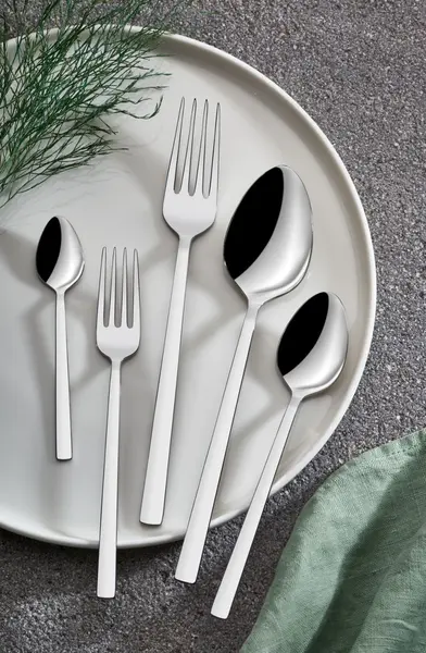 Set tacamuri 30 bucati Deniz30 Crom 21x4.2 cm