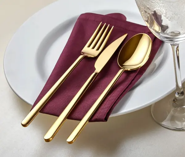 Set tacamuri 36 bucati Allegra Auriu 23.4x23.4x23.4 cm