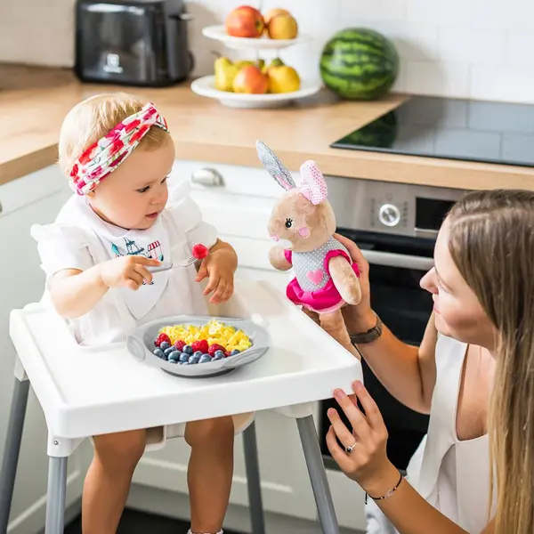 Set tacamuri Babyono lingurita si furculita din inox 106502