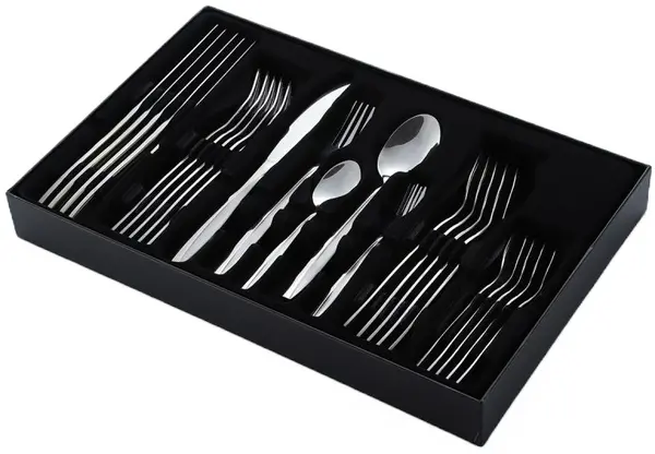 Set tacâmuri Morello - Silver Satin, 30 bucăți