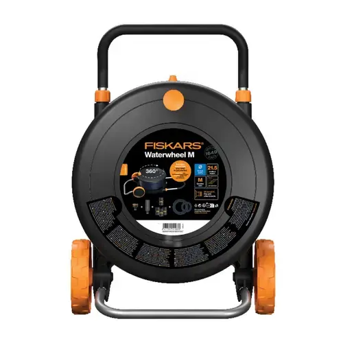 Set tambur Fiskars Comfort M, 1071639, 1/2inch, 20m (Negru/Portocaliu)