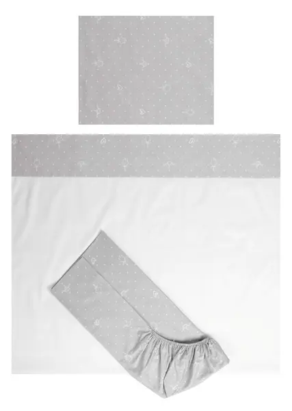 Set tarc pentru copii Lorelli - Tiny Dream Trio, 60 х 120 cm, gri