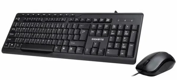 Set tastatură și mouse Gigabyte – KM6300, negru