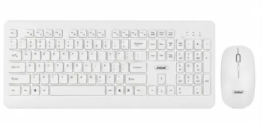 Set tastatura si mouse wireless 2.4 cu indicator baterie QK9000