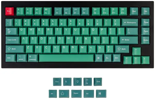 Set taste tastatura mecanica Keychron - Forest, 92 buc., US