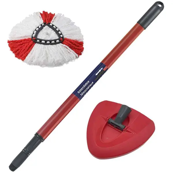 Set tija telescopica, cap de mop si rezerva mop de la Paa-home compatibile cu Vileda Easy Wring/ Turbo / Ultraspin