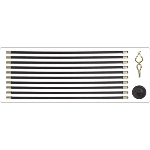Set tije curatare scurgere Yato YT-24980, 10x92cm, Negru