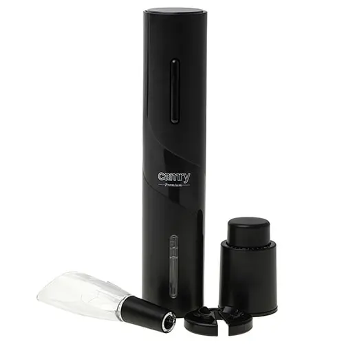 Set tirbuson electric, taietor folie,dop si aerator pentru vin