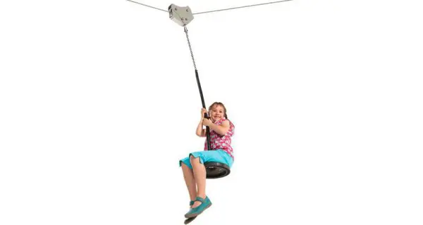 Set tiroliana profesionala 25m cu leagan monkey