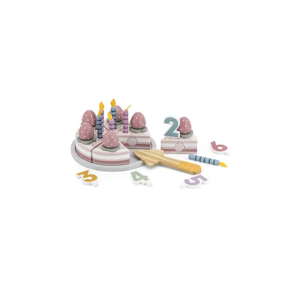 Set Tort aniversar Viga PolarB, din lemn, multicolor KID440601, la doar 127,00 lei