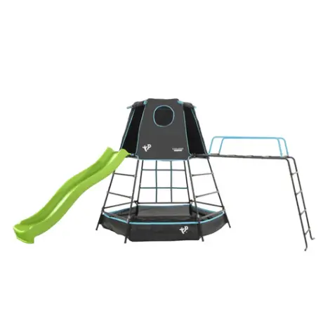 Set TP Explorer cu cadru de catarare metalic, tobogan si traseu Jungle Run