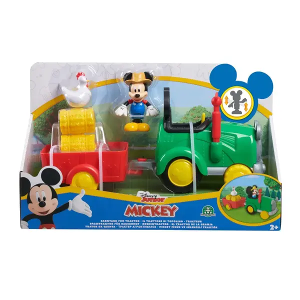 Set tractor cu remorca si figurine Disney Mickey Mouse