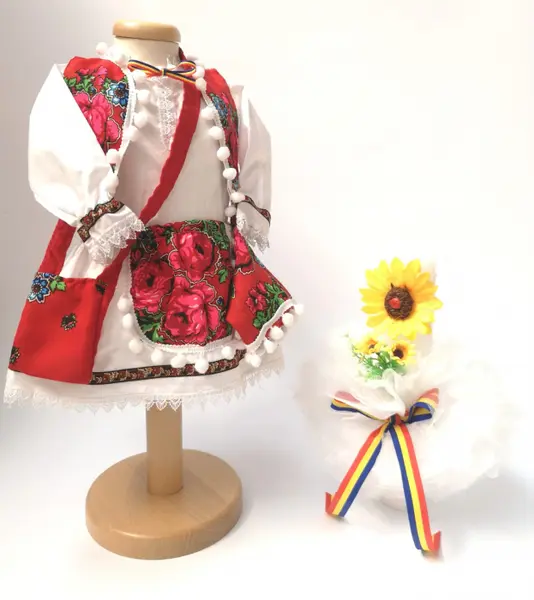 Set Traditional Botez Fetita - Costumas + Lumanare 4