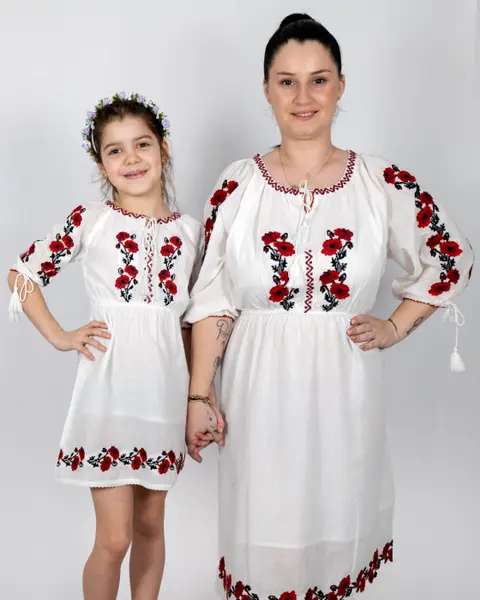 Set Traditional Mama fiica Lacramioara