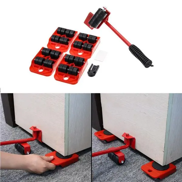 Set transportat si ridicat mobila, capacitate 300 kg