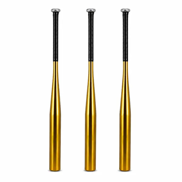 Set trei bate de baseball DEPOX , aluminiu, 80 cm, auriu
