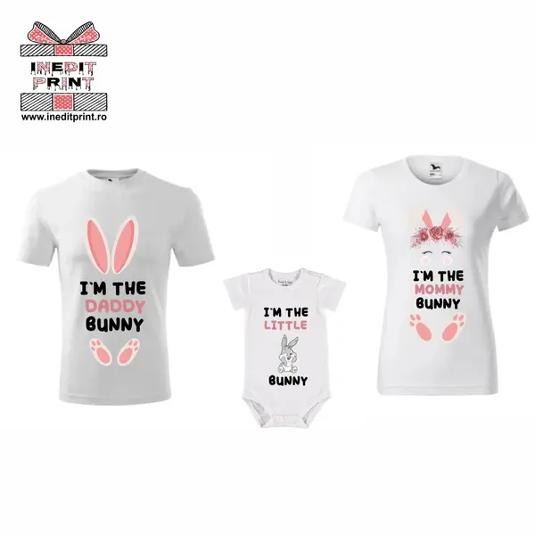 Set tricouri Family Bunny TA33
