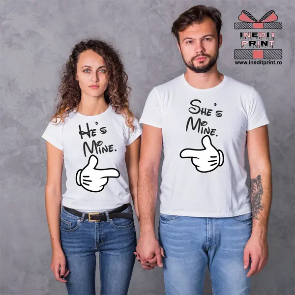 Set tricouri He s mine, She s mine TPS7