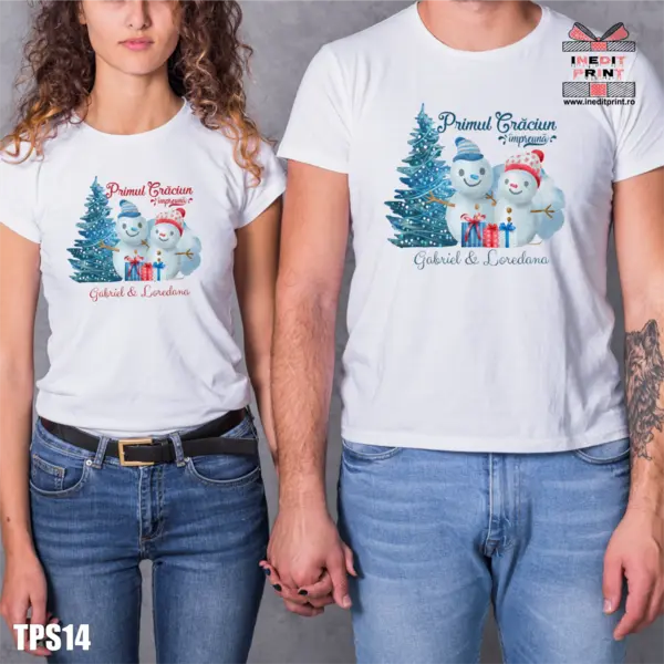 Set tricouri Primul Craciun impreuna TPS14 -