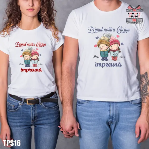 Set tricouri Primul nostru Craciun impreuna TPS16 -