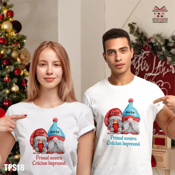 Set tricouri Primul nostru Craciun impreuna TPS18 -