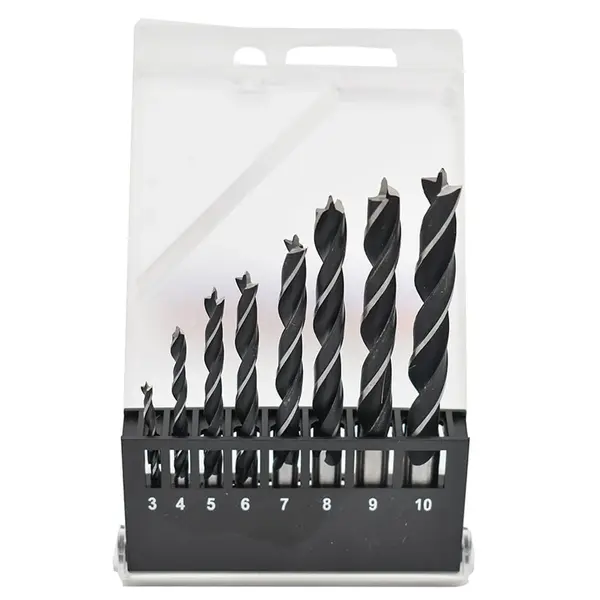Set-Trusa Burghie pentru lemn DIN 7487 - 8 piese