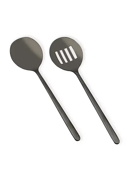 Set ustensile servire 2 bucati CKB0260 Negru 25x25 cm