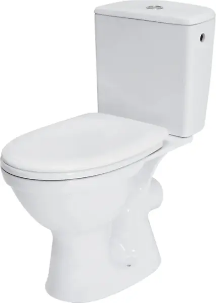 Set vas wc stativ cu capac softclose inclus, alb Cersanit Merida