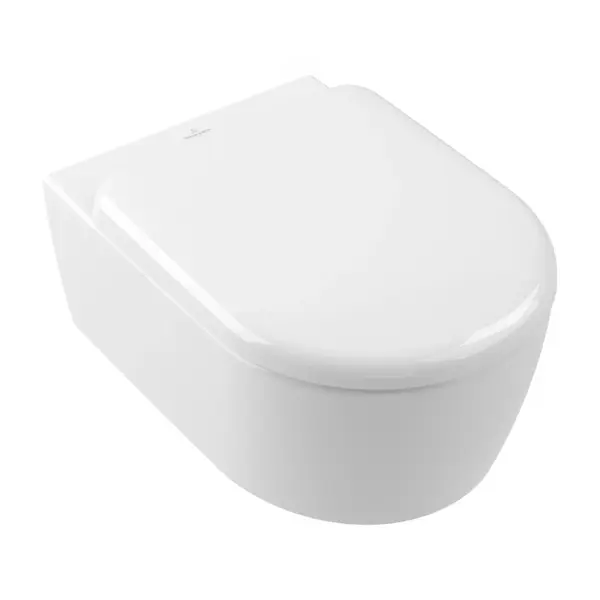 Set vas wc suspendat rimless, alb alpin,capac softclose, VilleroyBoch Skyla Combi-Pack
