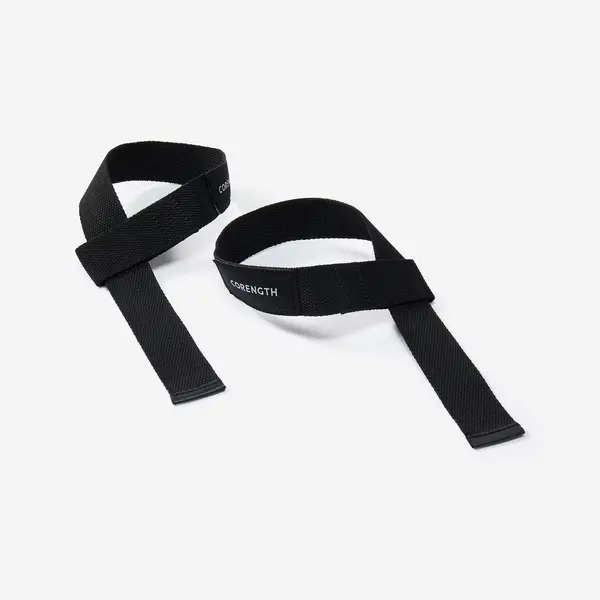 Set x2 chingi tracțiuni pentru bodybuilding Negru
