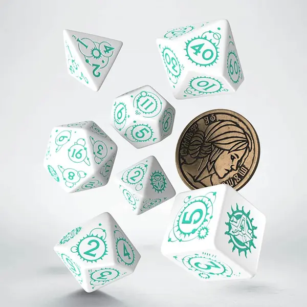 Set zaruri The Witcher Dice Set: Ciri - The Law of Surprise (7)