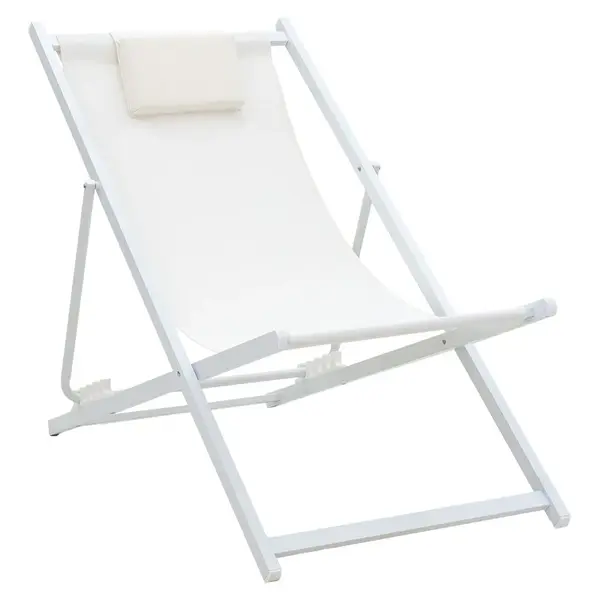 Sezlong Corte fag aluminiu texMaron, 190x70 cm