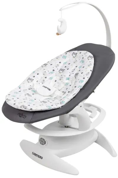 Șezlong și balansoar 2 în 1 Caretero - Rocker Noco, grafit