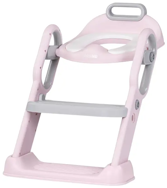 Șezut de toaletă cu scară Chipolino - Flipi, roz