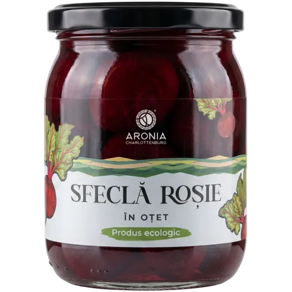 Sfeclă Roșie în oțet 100% naturală și ecologică la 520g
