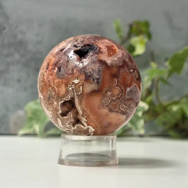 Sfera agat Crazy Lace model 1