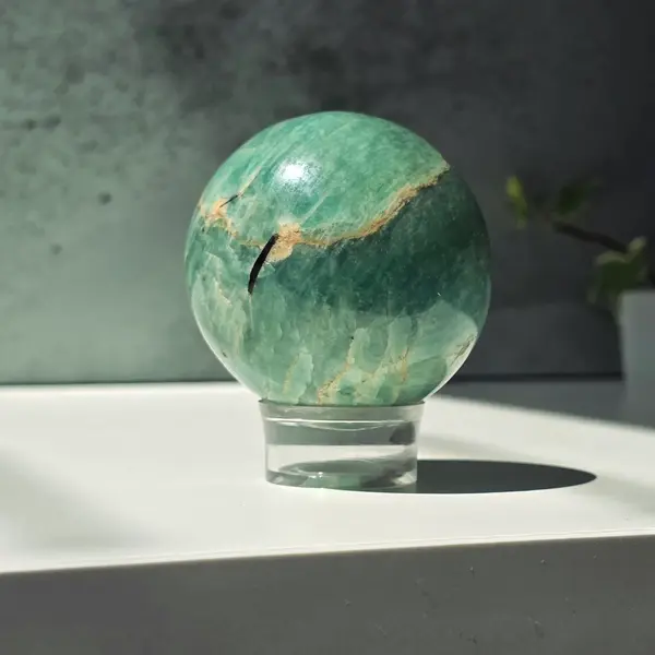 Sfera amazonit din Madagascar model 10