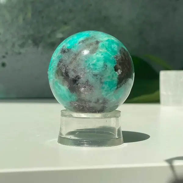 Sfera amazonit din Madagascar model 4