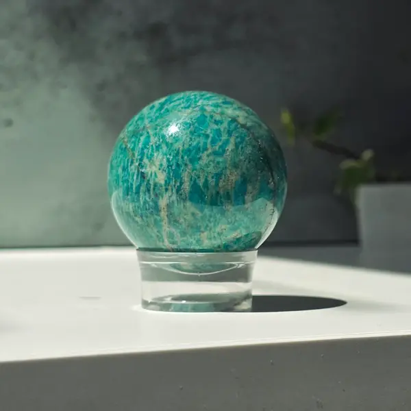 Sfera amazonit din Madagascar model 5
