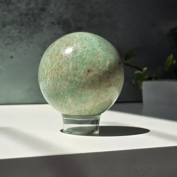 Sfera amazonit din Madagascar model 6