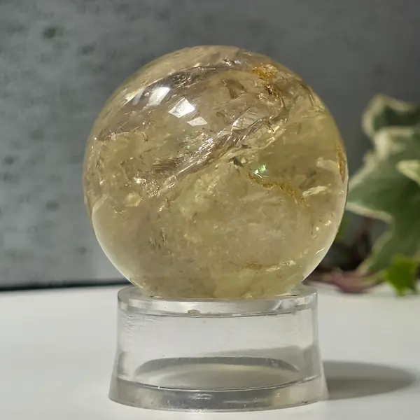 Sfera citrin Brazilia calitate AAA model 3