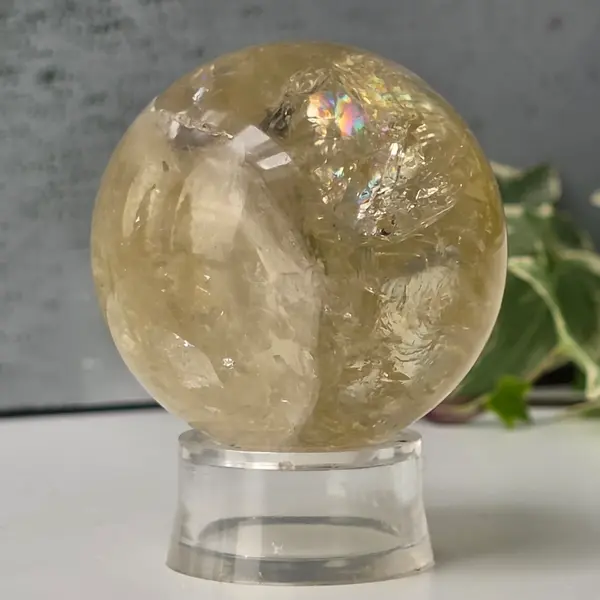 Sfera citrin Brazilia calitate AAA model 8