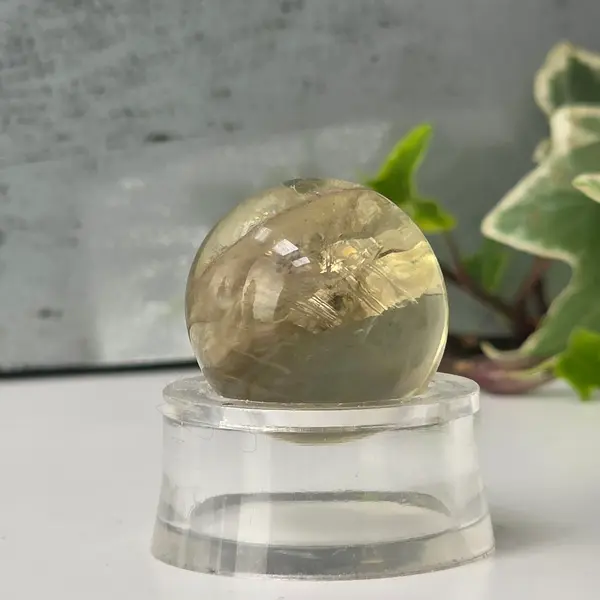 Sfera citrin Brazilia calitate AB | Model 4