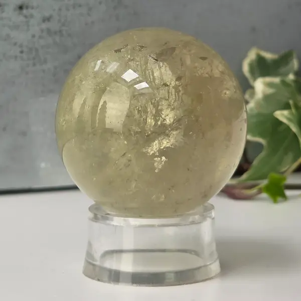 Sfera citrin Brazilia calitate AB | Model 6