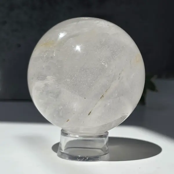 Sfera cuart incolor/ cristal de stanca m4, glob cristal