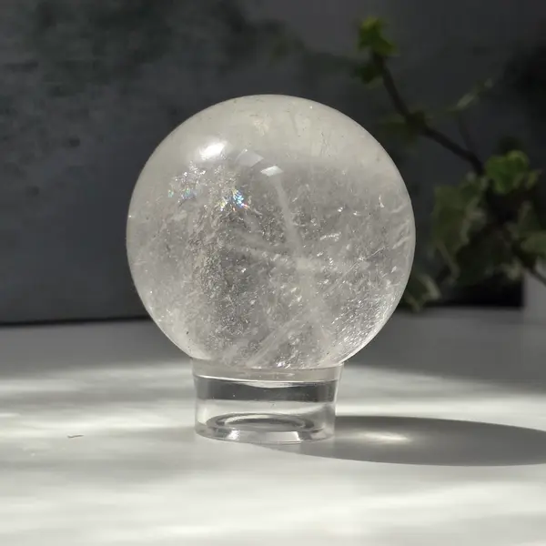 Sfera cuart incolor/ cristal de stanca | Model 26