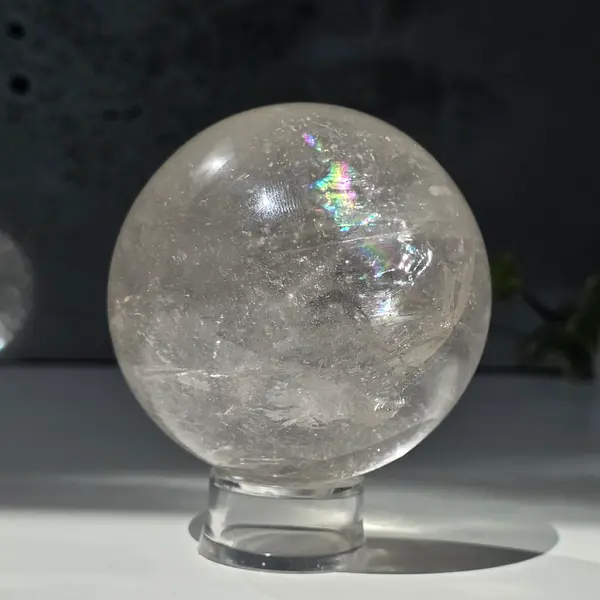 Sfera cuart incolor/ cristal de stanca | Model 27