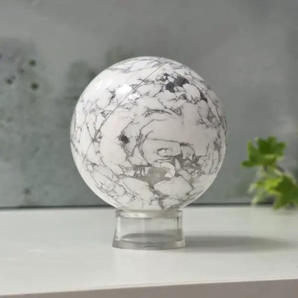Sfera howlit alb model L2