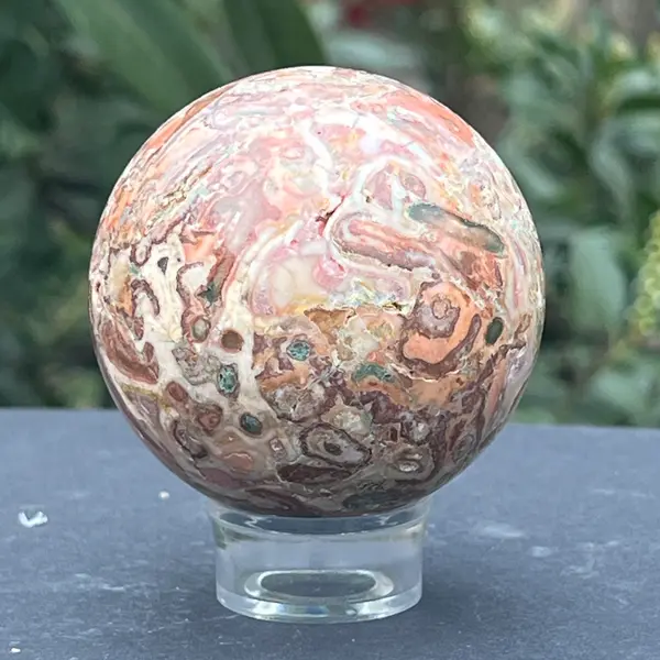 Sfera jasp peisaj ( landscape) din Namibia model 2